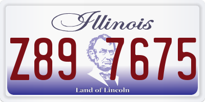 IL license plate Z897675