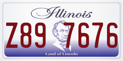 IL license plate Z897676