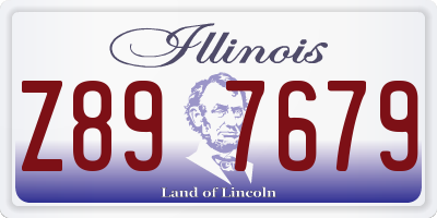 IL license plate Z897679
