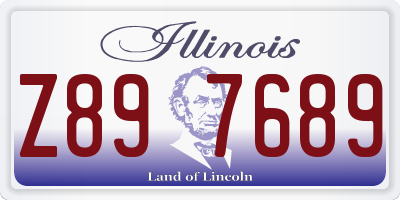 IL license plate Z897689