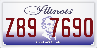 IL license plate Z897690