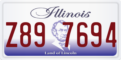 IL license plate Z897694