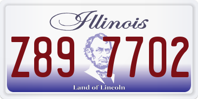 IL license plate Z897702
