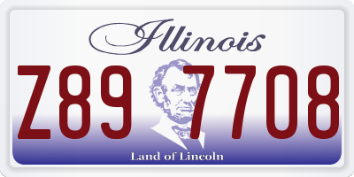 IL license plate Z897708