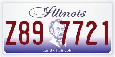 IL license plate Z897721