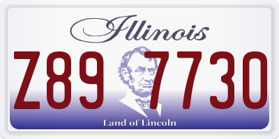 IL license plate Z897730
