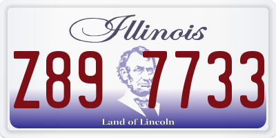 IL license plate Z897733
