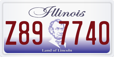 IL license plate Z897740