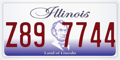 IL license plate Z897744