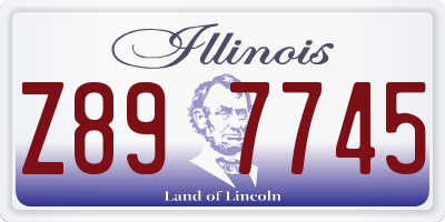 IL license plate Z897745