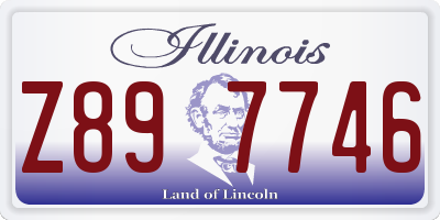 IL license plate Z897746
