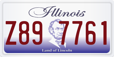 IL license plate Z897761