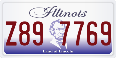 IL license plate Z897769