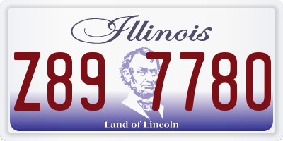 IL license plate Z897780