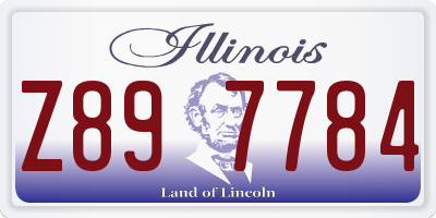 IL license plate Z897784