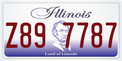 IL license plate Z897787
