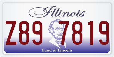 IL license plate Z897819