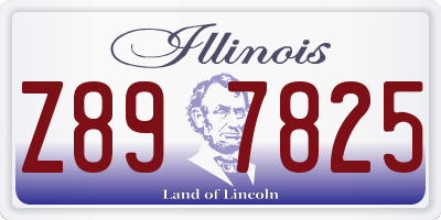 IL license plate Z897825