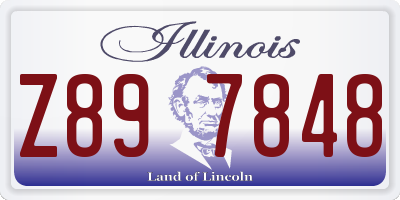 IL license plate Z897848