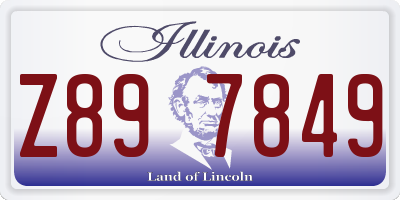 IL license plate Z897849