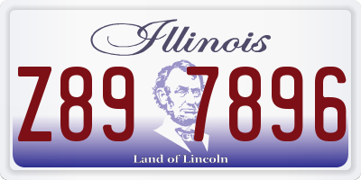 IL license plate Z897896