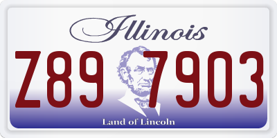 IL license plate Z897903