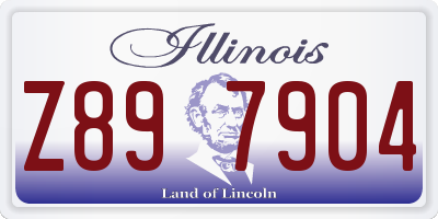IL license plate Z897904