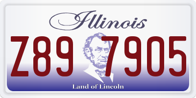 IL license plate Z897905