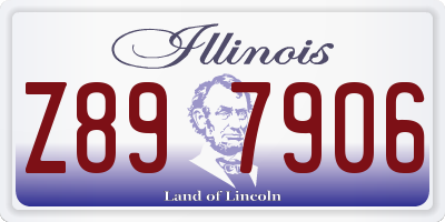 IL license plate Z897906