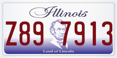 IL license plate Z897913