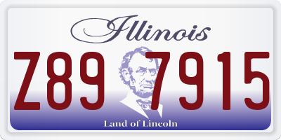 IL license plate Z897915