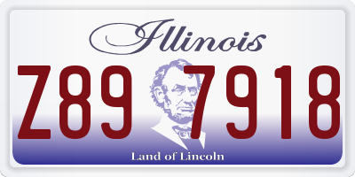 IL license plate Z897918