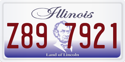 IL license plate Z897921