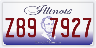 IL license plate Z897927