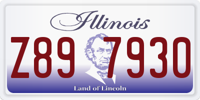 IL license plate Z897930