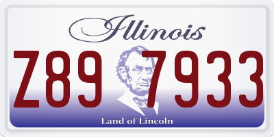 IL license plate Z897933
