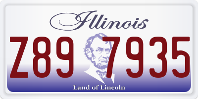 IL license plate Z897935