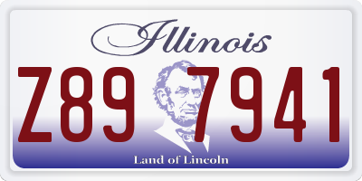 IL license plate Z897941