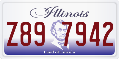 IL license plate Z897942