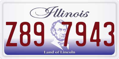 IL license plate Z897943