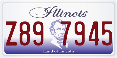 IL license plate Z897945