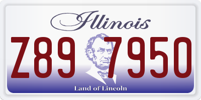 IL license plate Z897950