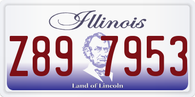 IL license plate Z897953