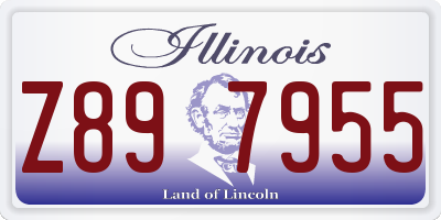 IL license plate Z897955