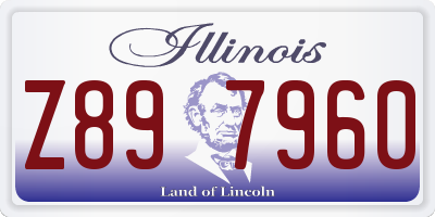 IL license plate Z897960
