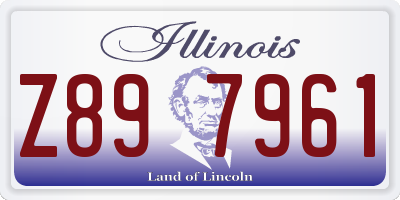 IL license plate Z897961