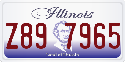IL license plate Z897965