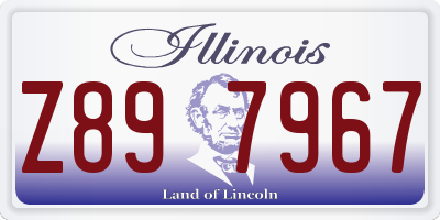 IL license plate Z897967