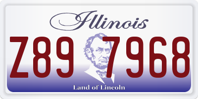IL license plate Z897968