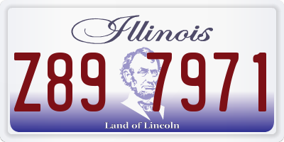 IL license plate Z897971